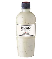 Hugo Reitzel Schweizer Salatsauce Kräuter 450 ml - Produkttyp: Salatsaucen - Nährwertangabe pro: 100 ml - Energiegehalt (in kj): 1030 KJ - Energiegehalt (in kcal): 249 Kcal - Fett: 26 g - Gesättigte Fettsäuren: 2.9 g