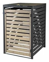 Dobar 93903FSCE trash can accessory Grey, Wood