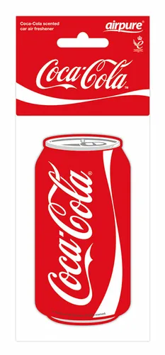 airpure Papierkarte Dose Coca Cola - Detailfarbe: Rot - Funktionen: Beduften - Typ: Lufterfrischer