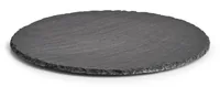 Zeller Present 24512 serving dish Slate Anthracite Round Serving platter