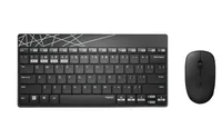 Rapoo 8000M Tastatur Maus enthalten Universal Bluetooth QWERTZ Deutsch Schwarz