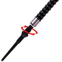 Karella Softspitzen Keypoint 100 Stück – Schwarz - Dart Art: Soft Dart