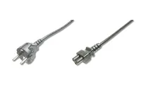 Digitus AK-440115-008-S cavo di alimentazione Nero 0,75 m Accoppiatore C5 IEC C5