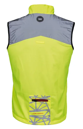 wowow Reflexweste 20K Runner XS - Farbe: Gelb - Befestigung: Oberkörper - Typ: Weste
