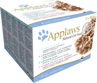 APPLAWS Fish selection multipack in broth - wet cat food - 12x70g
