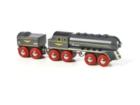BRIO Eisenbahn Schwarzer Kugelblitz - Kategorie: Eisenbahnwagen & Lokomotiven - Altersempfehlung ab: 3 Jahren - Material: Kunststoff - Holz - Eigenschaften: Keine Eigenschaft - Zertifikate: FSC
