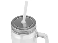 FTM F02485 jar Cylinder Glass Transparent