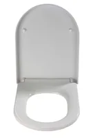 WENKO 18396100 sedile WC Coperchio rigido da WC Duroplast Bianco