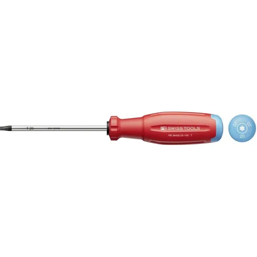 PB Swiss Tools Schraubenzieher 38400 SwissGrip Evo TX 20 100 mm - Anwendungsbereich: Universal - Werkstatt - Schraubenziehertyp: Torx - Grösse: 20