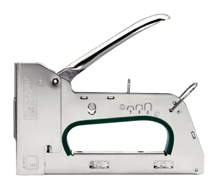Rapid Handtacker  PRO R34 - Heftklammerlänge min.: 6 mm - Heftklammerlänge max.: 14 mm - Produktkategorie: Hand-Tacker - Für Material: Folie - Stoff - Pappe - Papier - Textil - Holz - Kunststoff - Befestiger Typ: Feindraht - Heftklammertyp: Typ 140