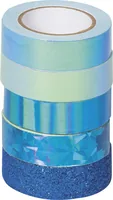 HEYDA Deko-Tape blau 203584516 4x12mmx5m/1x12mmx2m
