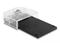 Delock Dockingsstation USB-C – 1 x SATA 6 Gb/s 22 Pin - Card Reader: Kein - Datenanschluss Seite A: USB 3.0 Typ C - Stromversorgung: Externes Netzteil - Detailfarbe: Schwarz - Speicherschnittstelle: SATA III (6Gb/s) - Festplatten Formfaktor: 2.5