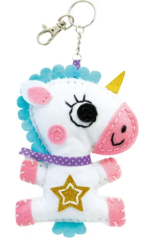 Avenue Mandarine Bastelset Mini Kuscheltier Couz'In Einhorn - Produkttyp: Sticken / Nähen - Altersempfehlung ab: 7 Jahren