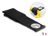 Delock Klettkabelbinder Schwarz 260 mm x 38 mm - Breite: 38 mm - Länge: 260 mm - Ausstattung Kabelmanagement: Wiederverwendbar - Haftend - Produkttyp: Klettkabelbinder - Verpackungseinheit: 5 Stück - Material: Polyester