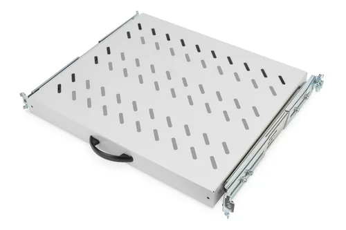 DIGITUS Fachboden 1HE 30x483x385mm bis 25kg grau ausziehbar
