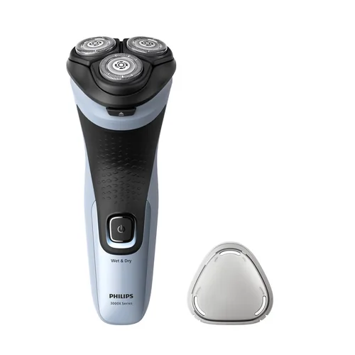 Philips X3003/00 rasoio elettrico Rotazione Trimmer Blu