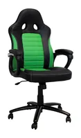 Racing Chairs Gaming-Stuhl CL-RC-BG Grün/Schwarz - Lenkradhalterung: Nein - Höhenverstellbar: Ja - Detailfarbe: Grün - Schwarz - Material: PU-Leder - Metall - Kunststoff - Hartschaum - Belastbarkeit: 150 kg