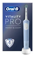 Oral-B Rotationszahnbürste Vitality Pro D103 Blue - Zahnbürsten-Art: Rotationszahnbürste - Stromversorgung: Akkubetrieb - Reinigungsmodi: Tägliche Reinigung - Sensitiv - Detailfarbe: Blau - Bluetooth: Nein - Anwender: Erwachsene