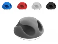 Delock Kabelhalter 4 mm, 5x2 Stück, farbig, 2 Durchführungen - Produkttyp: Kabel-Clip - Ausstattung Kabelmanagement: Set - Selbstklebend - Verpackungseinheit: 10 Stück - Material: TPR - Detailfarbe: Blau - Schwarz - Rot - Weiss - Grau