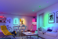 Paulmann Einbauleuchte Base Zigbee 3.0 - Lampensockel: LED fest verbaut - Farbtemperatur Kelvin: 3000 bis 6500 K - Aussenanwendung: Nein - Gesamtleistung: 14.7 W - Leuchten Kategorie: Einbauleuchte - Lichtfarbe: RGBW - farbig + weiss - Tunable White
