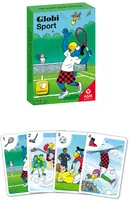 AGM Kinderspiel Globi Sport Quartett - Sprache: Deutsch - Englisch - Französisch - Italienisch - Kategorie: Gesellschaftsspiel - Kartenspiel - Altersempfehlung ab: 5 Jahren - Spieldauer: 15 min - Min. Anzahl Spieler: 2 - Max. Anzahl Spieler: 4