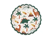Partydeco Einwegteller Dinosaurier 6 Stück - Produkttyp: Einwegteller - Materialtyp: Papier - Material: Papier - Detailfarbe: Dunkelgrün - Mehrfarbig - Verpackungseinheit: 6 Stück