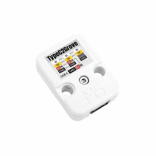 M5Stack Spannungsregler DC-DC USB Typ-C 2 Grove Unit - Zubehörtyp: Modul - Ausgangsspannung von: 5 V - Ausgansspannung bis: 5 V - Eingangsspannung bis: 5 V - Eingangsspannung von: 5 V