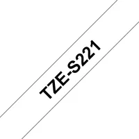 PTOUCH Band, strong/adh.schwarz/weiss TZe-S221 PT-300 9 mm