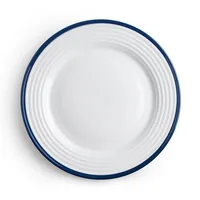 Ibili Teller-Set Provence 27.1-22.8-19.5 cm 12 Stück, Blau/Weiss - Material: Porzellan - Teller Typ: Speise-Service - Detailfarbe: Blau - Weiss - Form: Rund