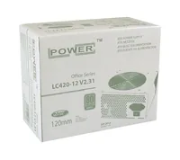 LC-Power Netzteil LC420-12 V2.31 Office 350 W - 80 PLUS Zertifikat: 80 PLUS Bronze - Netzteil Nennleistung: 350 W - Netzteil Kabelstrang: Fix - Netzteil Formfaktor: ATX