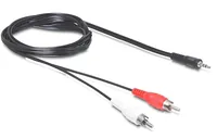 DELOCK Audiokabel 3,5mm stereo -> 2x Cinch StSt 5.00m
