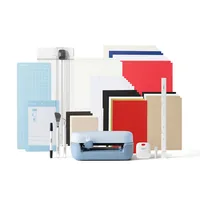 Cricut Schneideplotter Cricut Joy 2 + Essential-Bundle, Blau - Maximale Arbeitsbreite: 115 mm - Materialdicke: 1 mm - Schneidplotter Funktionen: Schneiden - Zeichnen - Detailfarbe: Blau