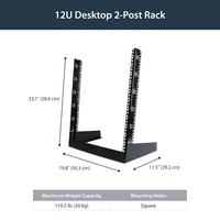 12U 19IN OPEN FRAME 2POST RACK .