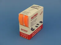 FASTECH Klettband-Box Neonorange - Produkttyp: Klettband - Ausstattung Kabelmanagement: Standard-Klettband zum Nähen - Detailfarbe: Neonorange - Breite: 20 mm - Länge: 5 m - Material: Polyamid (PA)