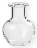 HobbyFun Mini-Utensilien Vase, klar - Detailfarbe: Transparent - Material: Glas - Verpackungseinheit: 1 Stück - Motiv: Kein - Anlass: Basteln