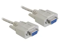Delock Anschlusskabel RS-232 - RS-232 DB9 (f-f) Nullmodem 1.8 m - Datenanschluss Seite A: RS-232 Nullmodem - Kabeltyp: Anschlusskabel - Datenanschluss Seite B: RS-232 DB9 Buchse - Kabellänge: 1.8 m