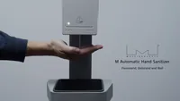 Multibrackets Desinfektionsmittelständer Hygienebox Stand weiss / 9646 - Produktkategorie: Desinfektionsmittelständer - Detailfarbe: Weiss