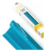 Poli-Tape Aufbügelfolie Pearl Glitter, 30.5 x 61 cm, Blau - Geeignet für Drucker: Nein - Detailfarbe: Blau - Aussenanwendung: Nein - Selbstklebend: Nein - Aufbügelbar: Ja - Folientyp: Aufbügelfolie Effekt