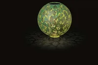 STT Laterne Solar Antic Ball Bamboo, Ø 40 cm, Grün - Produkttyp: Laterne - Betriebsart: Solarbetrieb - Dimmbar: nicht dimmbar - Lampensockel: LED fest verbaut - Lichtfarbe: Warmweiss (WW) - Timerfunktion: Nein