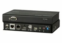 Aten KVM-Extender CE820 Set - Weitere Anschlüsse: RJ-45 - USB Typ-A - RS-232 - Set: Ja - Reichweite: 100 m - Extender Typ: Cat-Extender - Videoanschlüsse: HDMI - Einsatzzweck Extender: KVM