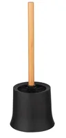 Wenko Toilettenbürste Basic Schwarz - Art: Toilettenbürsten-Set - Detailfarbe: Schwarz - Detailmaterial: Holz - Kunststoff - Grundmaterial: Holz - Kunststoff