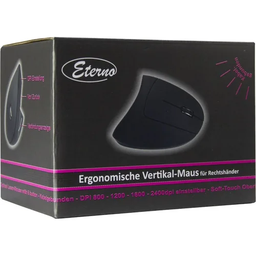 Inter-Tech Vertikalmaus Eterno KM-206WR