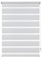 Gardinia Home Decor 23-1001 window blinds/shades Manual Slatted Day & Night roller blind White