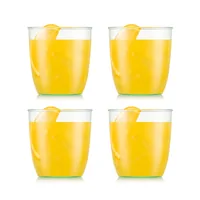 Bodum Outdoor-Becher Kvadrant 350 ml, Grün, 4 Stück - Produkttyp: Becher - Material: Kunststoff - Biologisch abbaubar: Nein - Nachhaltigkeit: Nicht angegeben - Set: Ja - Zusammenklappbar: Nein