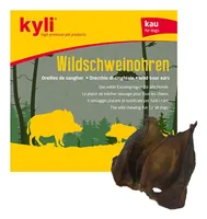 kyli Kausnack Wildschweinohren 250 g - Tierbedürfnis: Zahnpflege & Atem - Packungsgrösse: 250 g - Produkttyp: Ergänzungsfutter - Fleischsorte: Wildschwein - Tierart: Hund