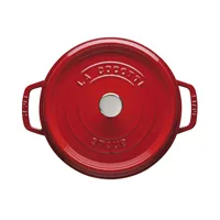 STAUB Gusseisen FR, rund, 24 cm, Kirschrot