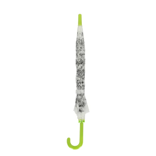 Esschert Design Bastelset Schirm Vögel zum Bemalen Grün/Weiss - Altersempfehlung ab: 3 Jahren - Set: Ja - Produktart: Bastelset