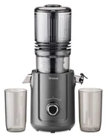 Trisa Entsafter Slow Flow Juice Anthrazit - Materialtyp: Kunststoff - Material: Kunststoff - Ausstattung: Entsafter - Fruchtfleischbehälter - Detailfarbe: Anthrazit - Gerätetyp: Entsafter - Set: Nein