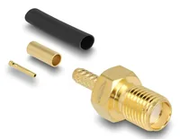DELOCK SMA Bu. zum Crimpen RG-174RG-316 mit schrumpfschl.