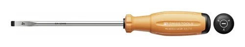 PB Swiss Tools Schlitz-Schraubenzieher PB 38100.4-140 OR Orange Schlitz - Schraubenziehertyp: Schlitz - Anwendungsbereich: Universal - Grösse: 4